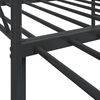vidaXL Lit de jour avec gigogne sans matelas noir 75x190 cm