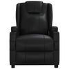 vidaXL Fauteuil de massage Noir Similicuir