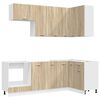 vidaXL Unit&eacute; de cuisine LYON 8 pc Ch&ecirc;ne Sonoma Bois d'ing&eacute;nierie