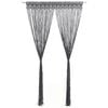 vidaXL Rideau en macram&eacute; Anthracite 140x240 cm Coton