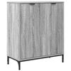 vidaXL Buffet Gris Sonoma 69,5 x 33 x 82 cm Bois d'ing&eacute;nierie