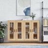 vidaXL Armoires murales 2 pcs ch&ecirc;ne sonoma bois d'ing&eacute;nierie