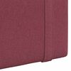vidaXL T&ecirc;te de lit suspendue Uni Bordeaux 110 x 55 x 5 cm tissu