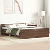 vidaXL Cadre de lit sans matelas ch&ecirc;ne marron 140x190 cm