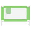 vidaXL Barri&egrave;re de s&eacute;curit&eacute; de lit d'enfant Vert 100x25 cm Tissu