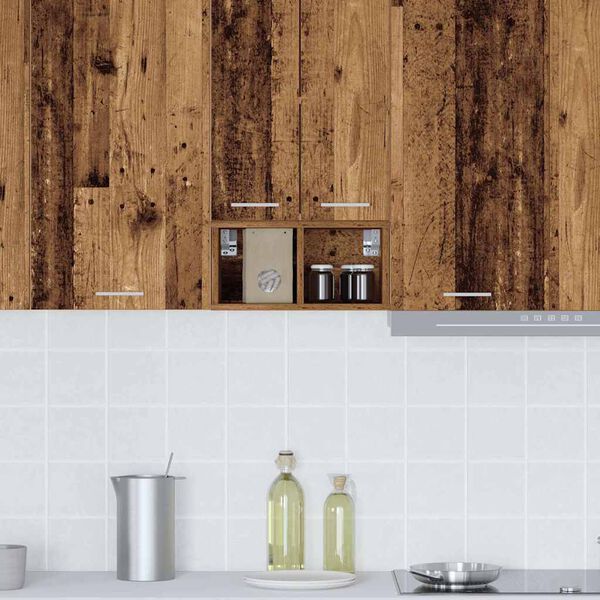 vidaXL Armoire suspendue avec stockage Bois ancien 20 x 29,5 x 40 cm