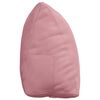 vidaXL Coussin de Dos Rose 45 x 20 x 35 cm Tissu en velours c&ocirc;tel&eacute;
