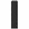 vidaXL Cache-Radiateur Ch&ecirc;ne noir 104 x 20 x 82 cm Bois d'ing&eacute;nierie