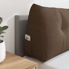 vidaXL Coussin de Dos Marron 140 x 24 x 50 cm tissu