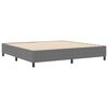 vidaXL Cadre de lit plateforme Gris clair 200 x 200 cm tissu