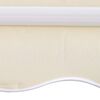 vidaXL Auvent pliable manuel 300 cm Cr&egrave;me