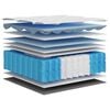 vidaXL Matelas &agrave; ressorts ensach&eacute;s moyen plus 90x190 cm