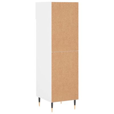 vidaXL Armoire à chaussures blanc 30x35x105 cm bois d'ingénierie