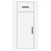 vidaXL Armoire de bureau Blanc 40x49x75 cm Bois d'ing&eacute;nierie