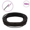 vidaXL Corde en Cuir Marron fonc&eacute; &Oslash;1 mm x 10 m Cuir