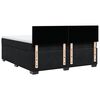 vidaXL Sommier &agrave; lattes de lit avec matelas Noir 180x200 cm Velours