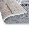 vidaXL Tapis BCF Gris avec motif de blocs 60x450 cm