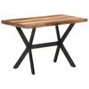 vidaXL Table de salle &agrave; manger 120x60x75 cm Bois avec finition miel