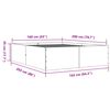 vidaXL Cadre de lit sans matelas sonoma gris 160x200 cm