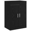 vidaXL Meuble sous lavabo de salle de bain Ch&ecirc;ne noir