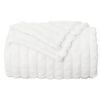 vidaXL Couvertures &agrave; jeter 6 pcs Blanc 240 x 220 cm Toison