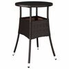 vidaXL Ensemble de salle &agrave; manger pour jardin 5 pcs Marron polyrotin
