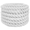 vidaXL Corde Blanc 4 x 4 x 2500 cm Coton