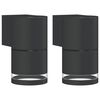 vidaXL Appliques murales ext&eacute;rieur 2 pcs aluminium moul&eacute; sous pression