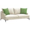 vidaXL Coussins de canap&eacute; 2 pcs Vert clair 50 x 50 cm