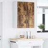 vidaXL Armoire de cuisine avec porte 2 pcs Ch&ecirc;ne fum&eacute; 60 x 31 x 40 cm
