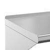 vidaXL &Eacute;tag&egrave;re murale 100x30x31 cm argent&eacute; acier inoxydable