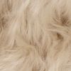 vidaXL Tapis en fausse Tafalla Beige 160 x 160 cm Polyester