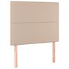 vidaXL Sommier &agrave; lattes de lit avec matelas Cappuccino 80x200 cm