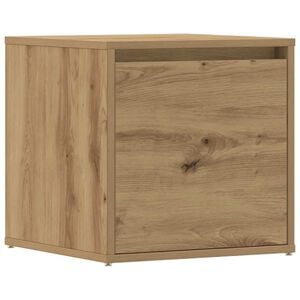 vidaXL Tiroir bo&icirc;te ch&ecirc;ne artisanal 40,5x40x40 cm bois d'ing&eacute;nierie