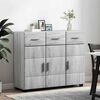 vidaXL Buffet FLORIN Gris Sonoma 88,5 x 30,5 x 73 cm Bois d'ing&eacute;nierie