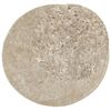 vidaXL Tapis ISTAN &agrave; poils longs aspect brillant beige &Oslash; 200 cm