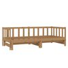 vidaXL Lit coulissant 2x(90x200) cm Marron miel Bois de pin massif