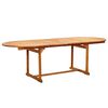 vidaXL Ensemble &agrave; Manger de jardin 7pcs bois d'acacia solide textil&egrave;ne