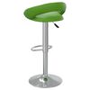 vidaXL Tabourets de bar lot de 2 vert similicuir