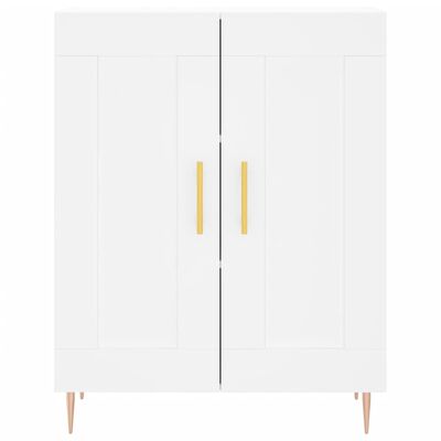 vidaXL Buffet blanc 69,5x34x90 cm bois d'ingénierie