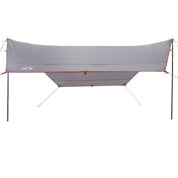 vidaXL B&acirc;che de camping orange 430x380x210 cm imperm&eacute;able