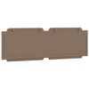 vidaXL Coussin de t&ecirc;te de lit Zadar cappuccino 160 cm similicuir