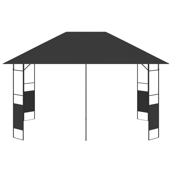 vidaXL Belv&eacute;d&egrave;re de jardin 4x3 m Anthracite 160 g/m&sup2;