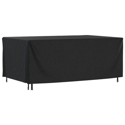 vidaXL Housse de salon de jardin noir 225x143x90 cm imperméable 420D