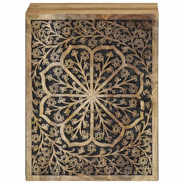 vidaXL Armoire de salle de bain murale 38x33x48cm bois massif manguier