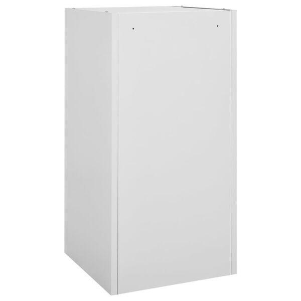 vidaXL Armoire à selles Gris clair 53x53x105 cm Acier