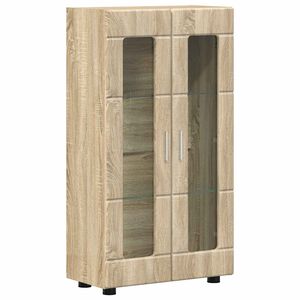 vidaXL Buffet FLORIN 55,5 x 29 x 100 cm Ch&ecirc;ne Sonoma Bois d'ing&eacute;nierie