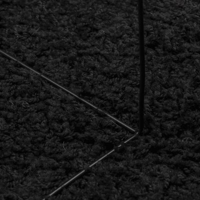 vidaXL Tapis shaggy PAMPLONA poils longs moderne noir 240x340 cm
