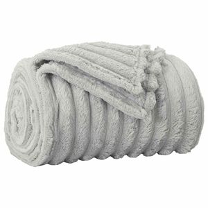 vidaXL plaid Gris 200 x 150 cm 0.8 kg Polaire