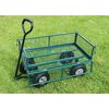 Draper Tools Chariot de jardin maille Acier 86,5x46,5x21 cm Vert/noir